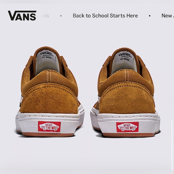 Bmx Old Skool Vans. Golden Brown. NWT. - Picture 4 of 15